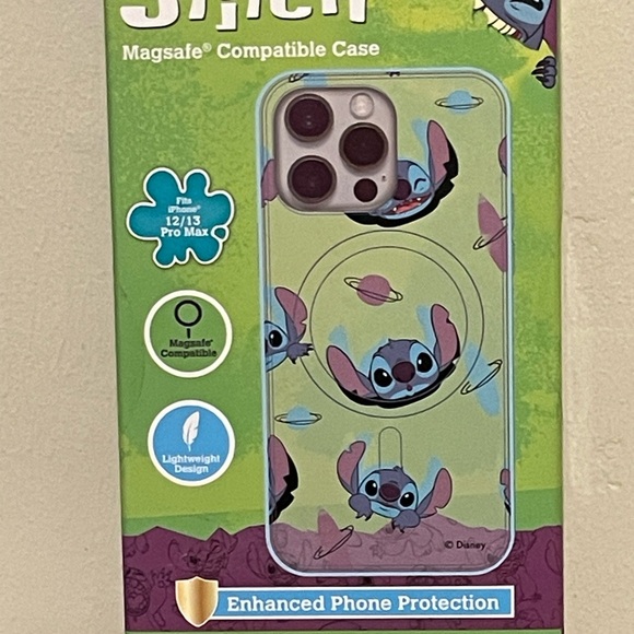 Disney Stitch design MagSafe Compatible Case for iPhones 12 13 ProMax NEW - Picture 2 of 2